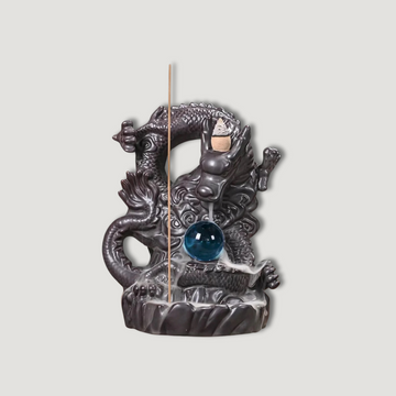 Incense Cone Stand - Flowing Smoke - Chinese Dragon 4