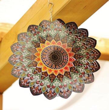 3D Harmonizing Spinner - Mandala Brown