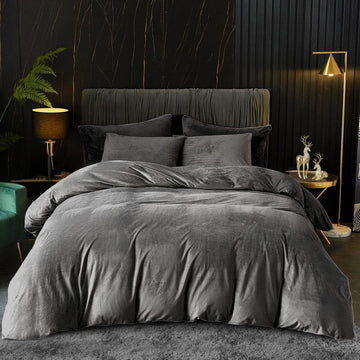 RoyalSoft microplush bedding - Dark Grey Breeze