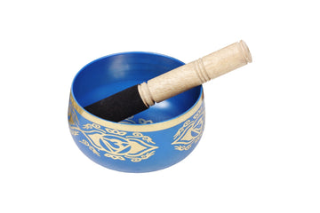Tibetan bowl - singing bowl - 12cm with mallet - 680g
