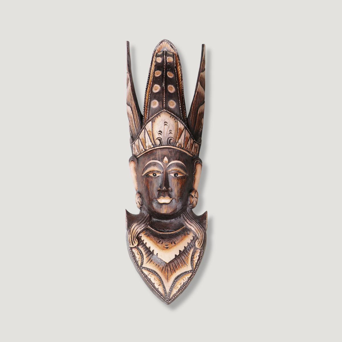 Wooden decoration African king - Amo