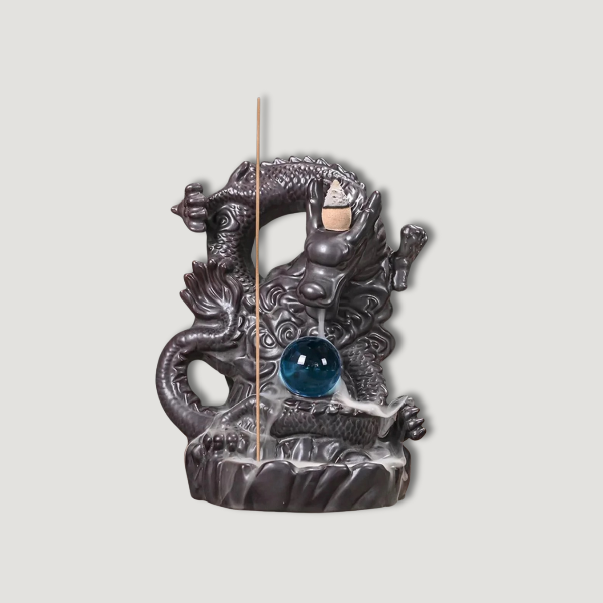Incense Cone Stand - Flowing Smoke - Chinese Dragon 4