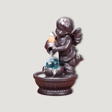 Incense cone stand - Flowing smoke - Angel