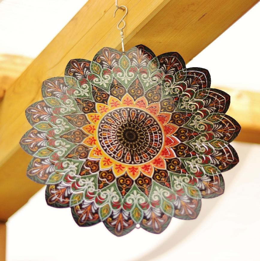 3D Harmonizing Spinner - Mandala Brown