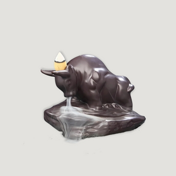 Incense Cone Stand - Flowing Smoke - Taurus