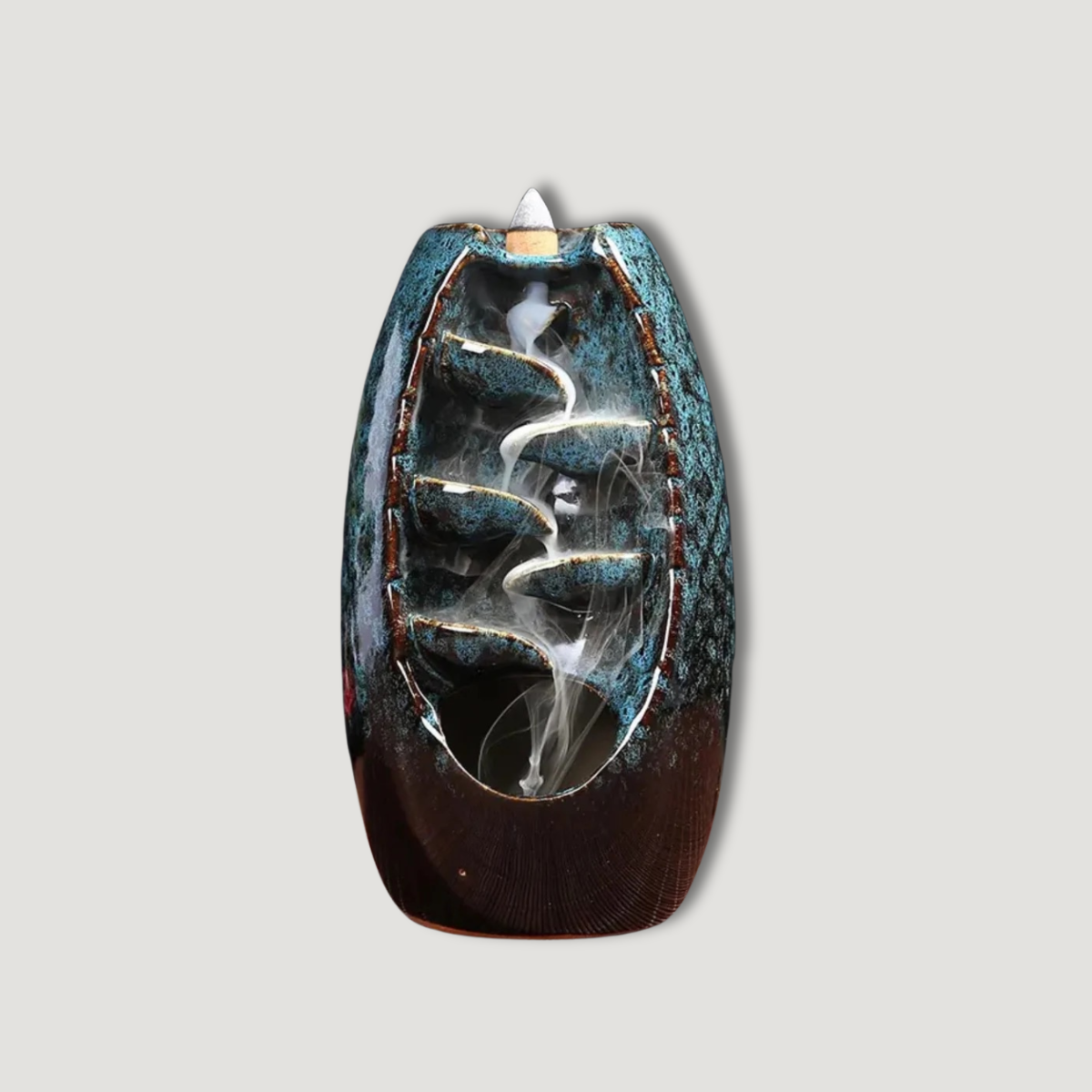 Incense Cone Stand - Flowing Smoke - Quiet River