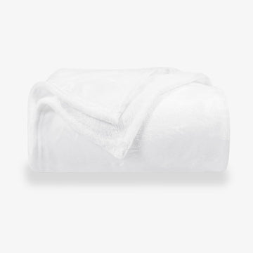 Plush blanket Värme - White Forest