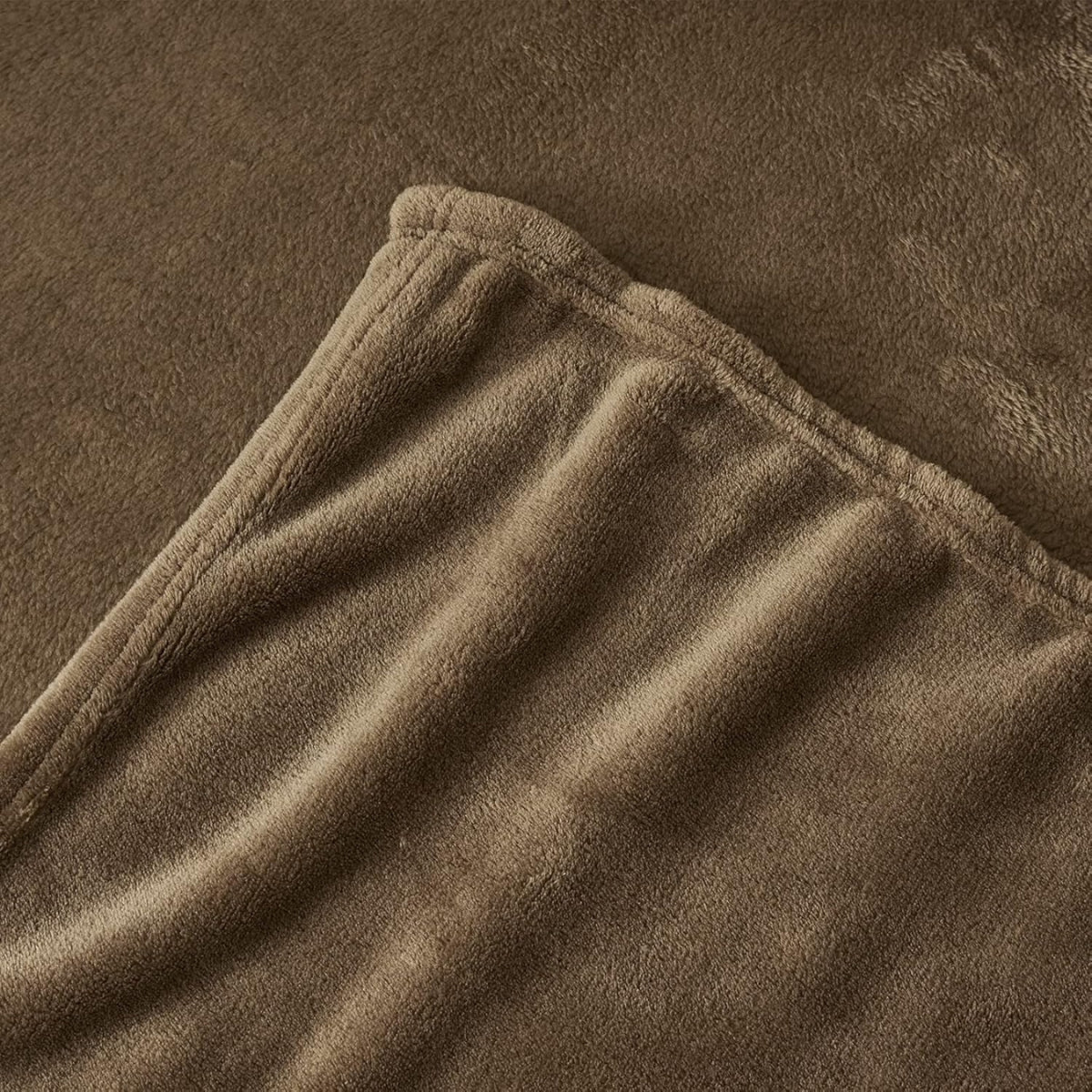 Plush blanket Värme - Brown Cocoa