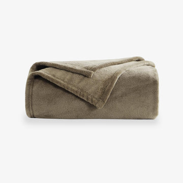 Plush blanket Värme - Brown Cocoa