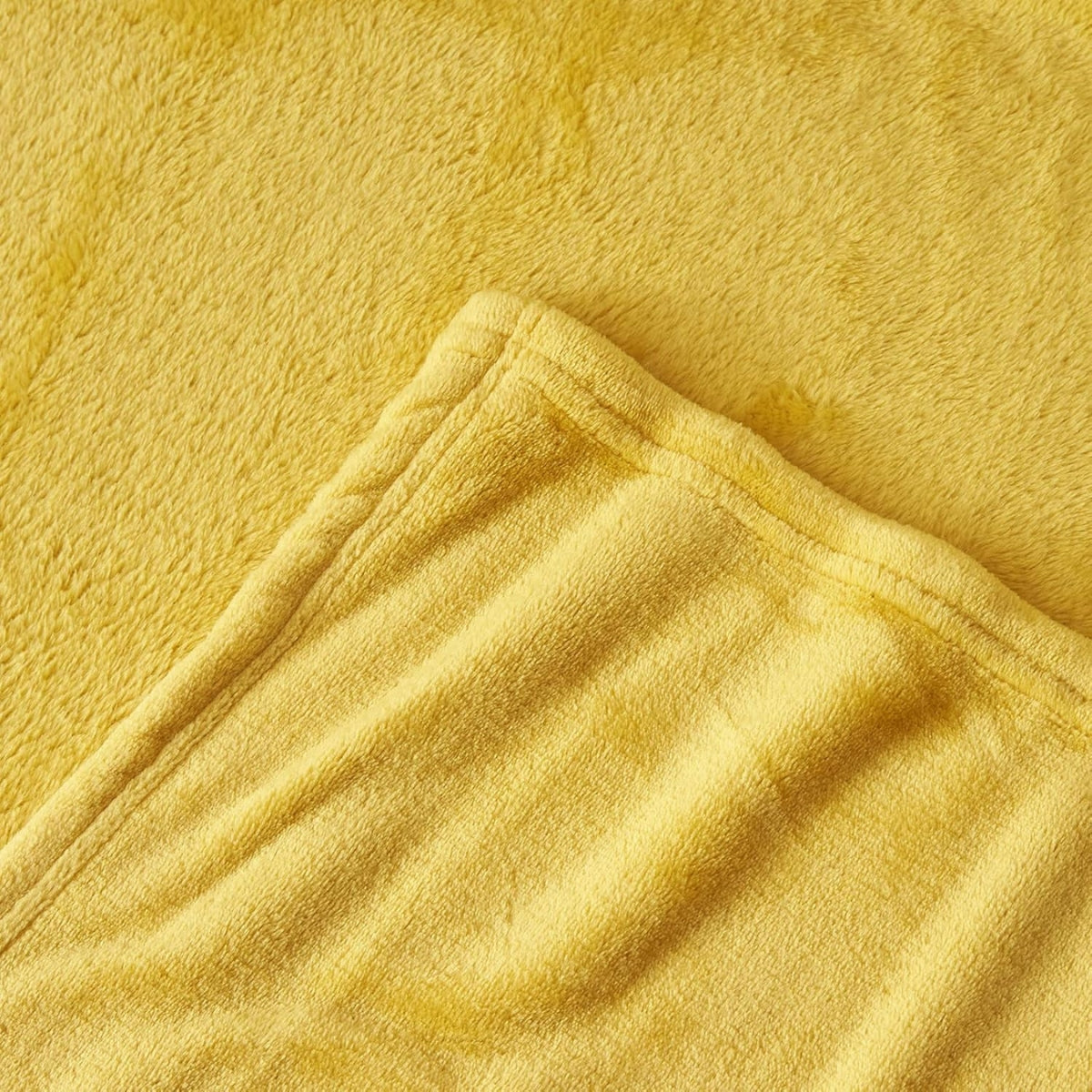 Plush blanket Värme - Honey Gold