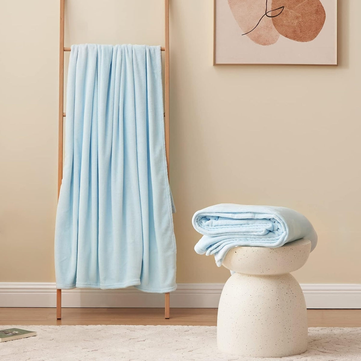 Plush blanket Värme - Minty Morning