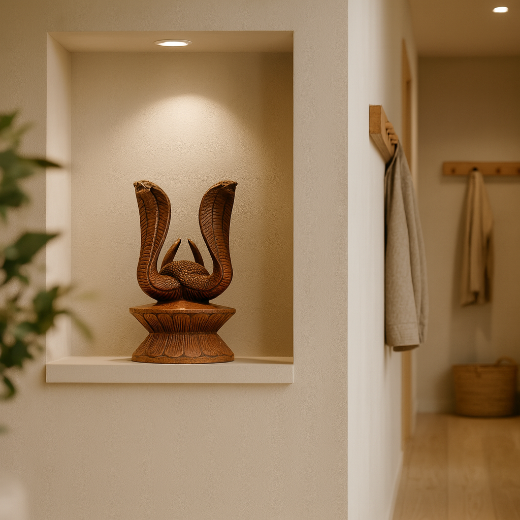 Wooden Cobra Decoration