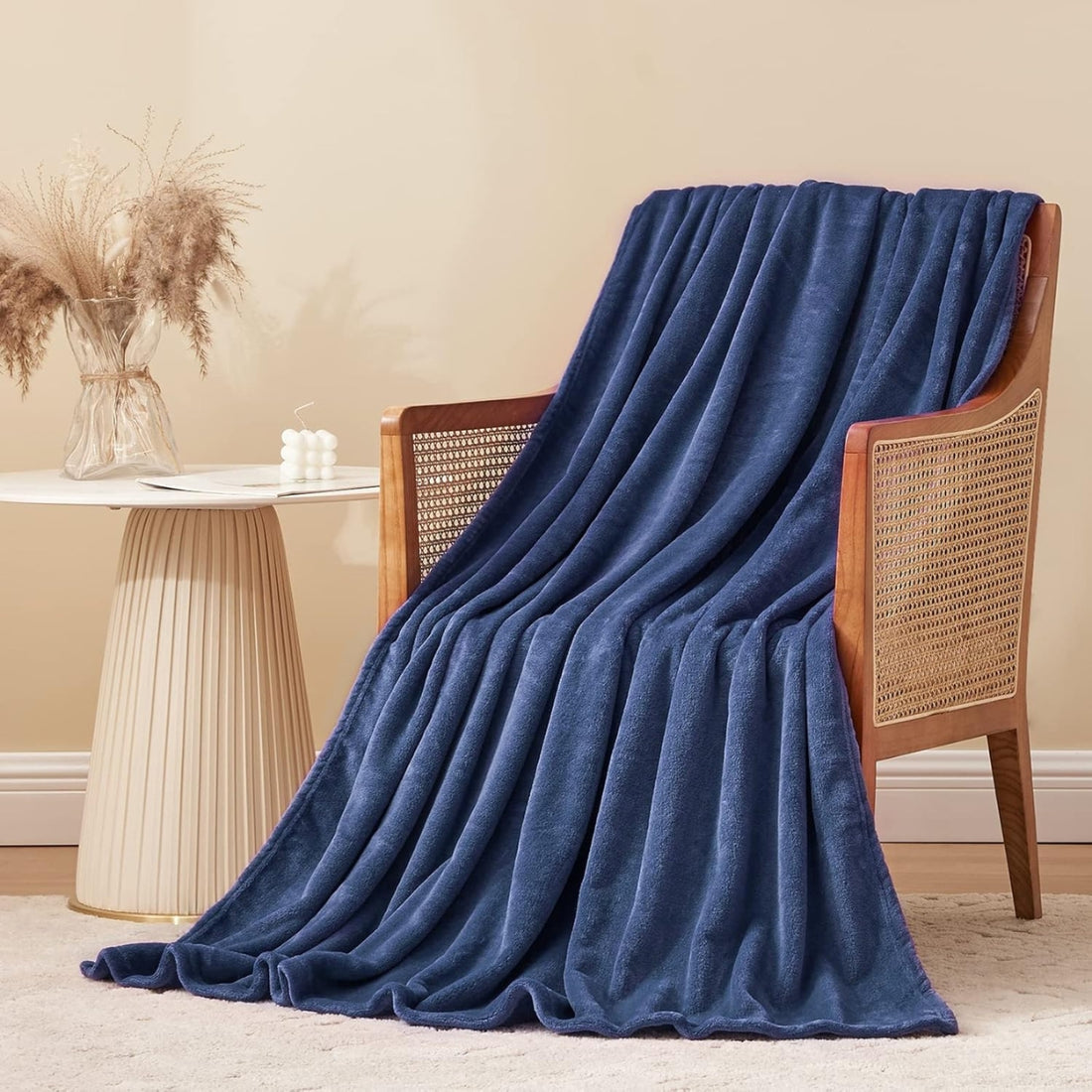 Plush blanket Värme - Blue Ocean
