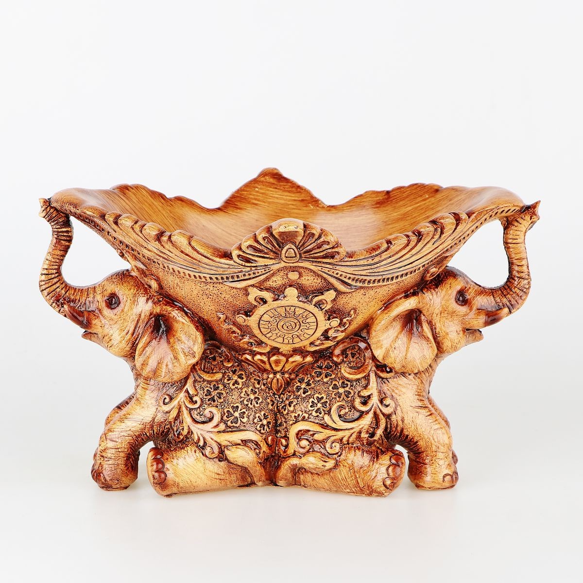 Decorative bowl – Bowl with Elephant statues