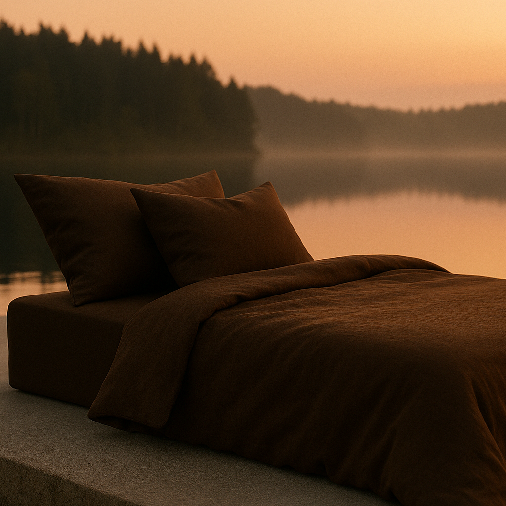 BømLen Bedding – Warm Wood