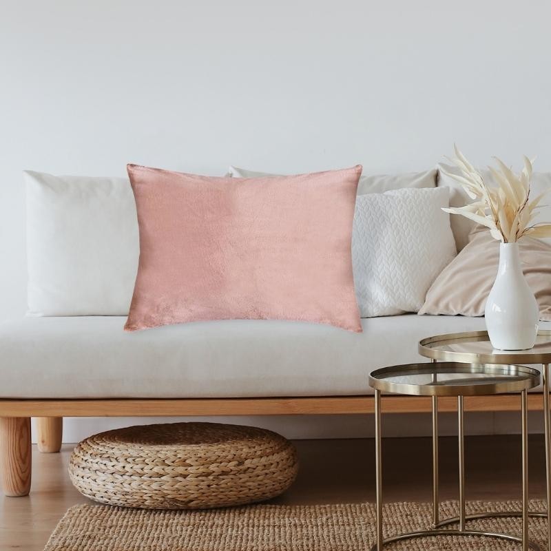 Microplush pillowcase - Old pink