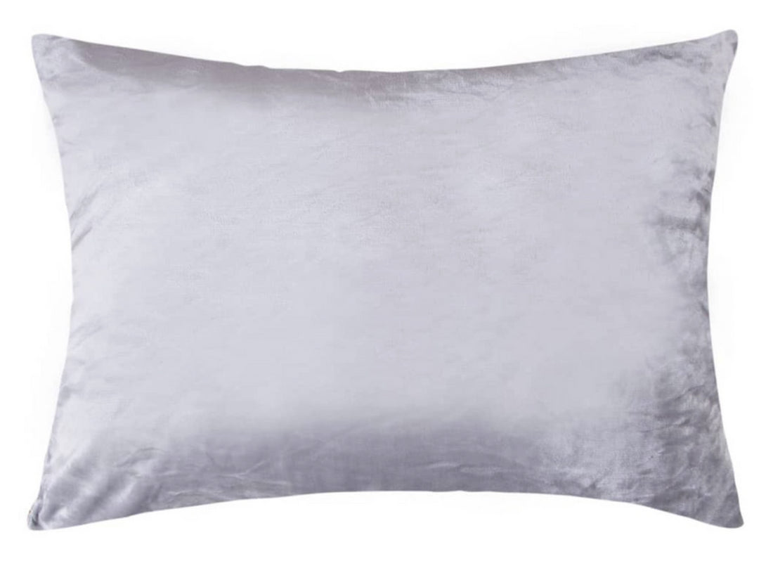 Microplush pillowcase - Light grey