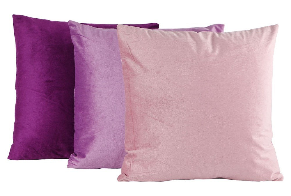 Pillowcase - Trio set purple shades