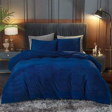 RoyalSoft microplush bedding - Blue Blossom