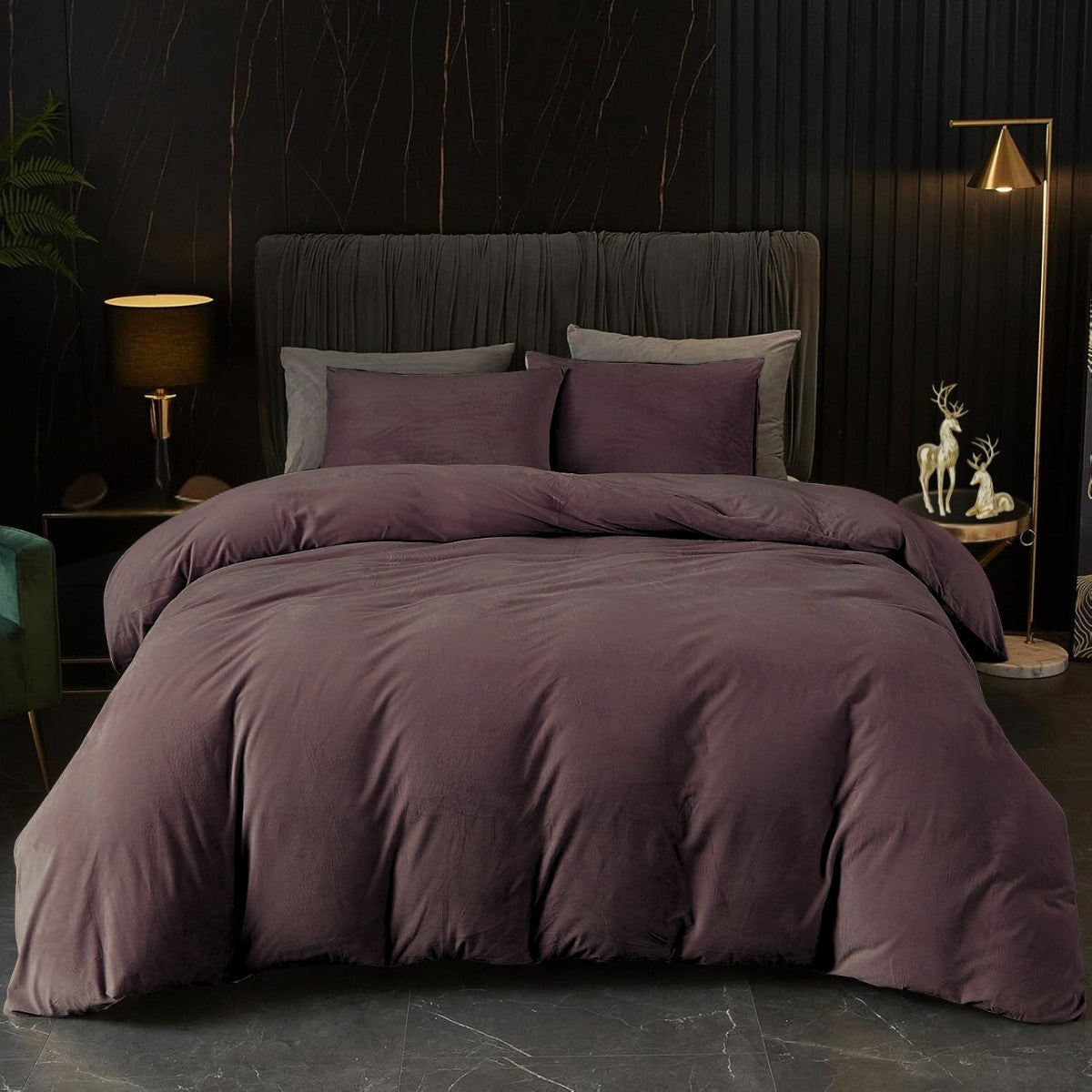 RoyalSoft microplush bedding - Brown Snow