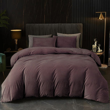 RoyalSoft microplush bedding - Brown Snow