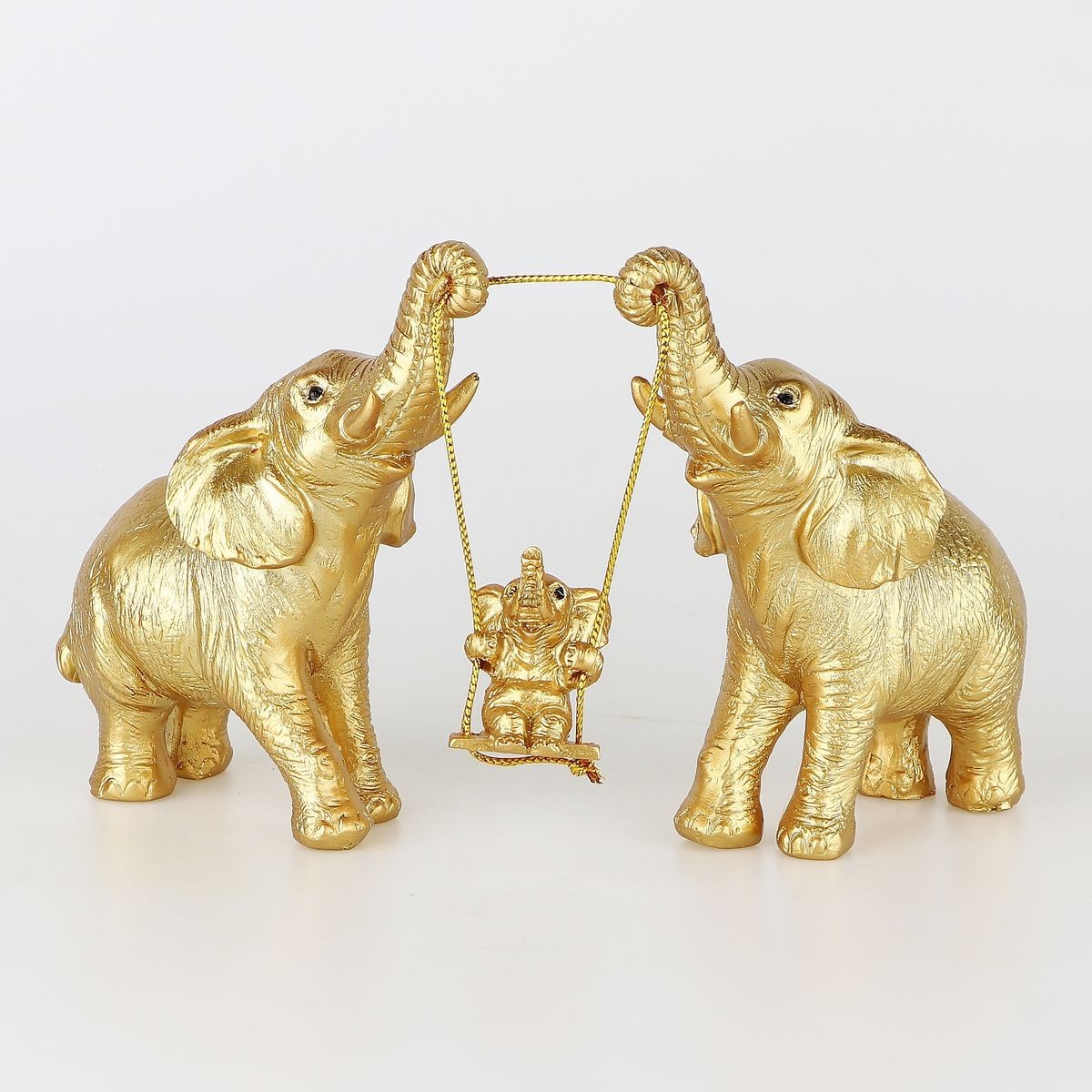 Feng Shui Statue - Elephant Family with Baby Elephant