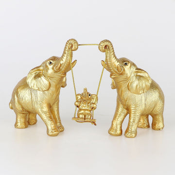 Feng Shui Statue - Elephant Family with Baby Elephant