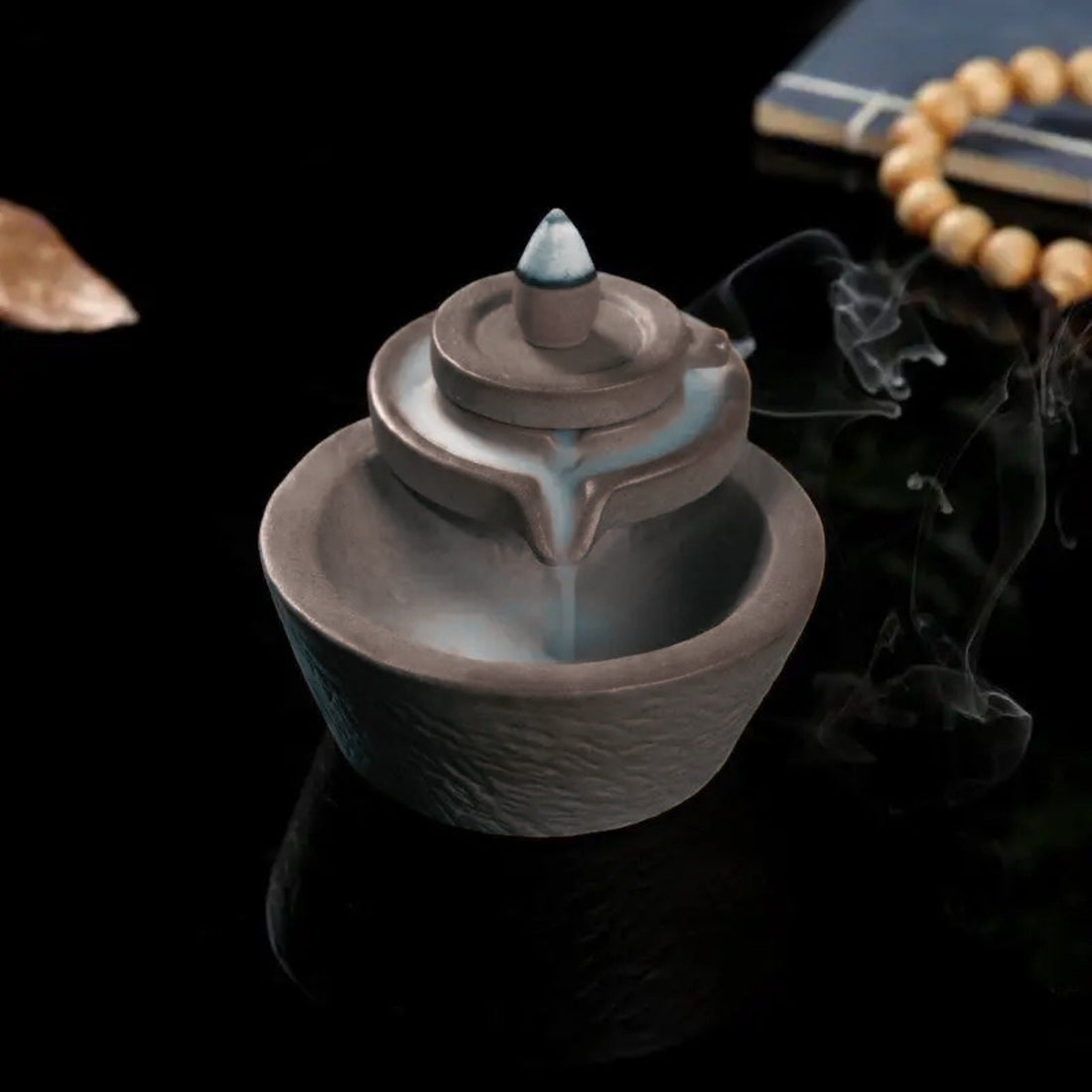 Incense Cone Stand - Flowing Smoke - Aladdin's Lamp