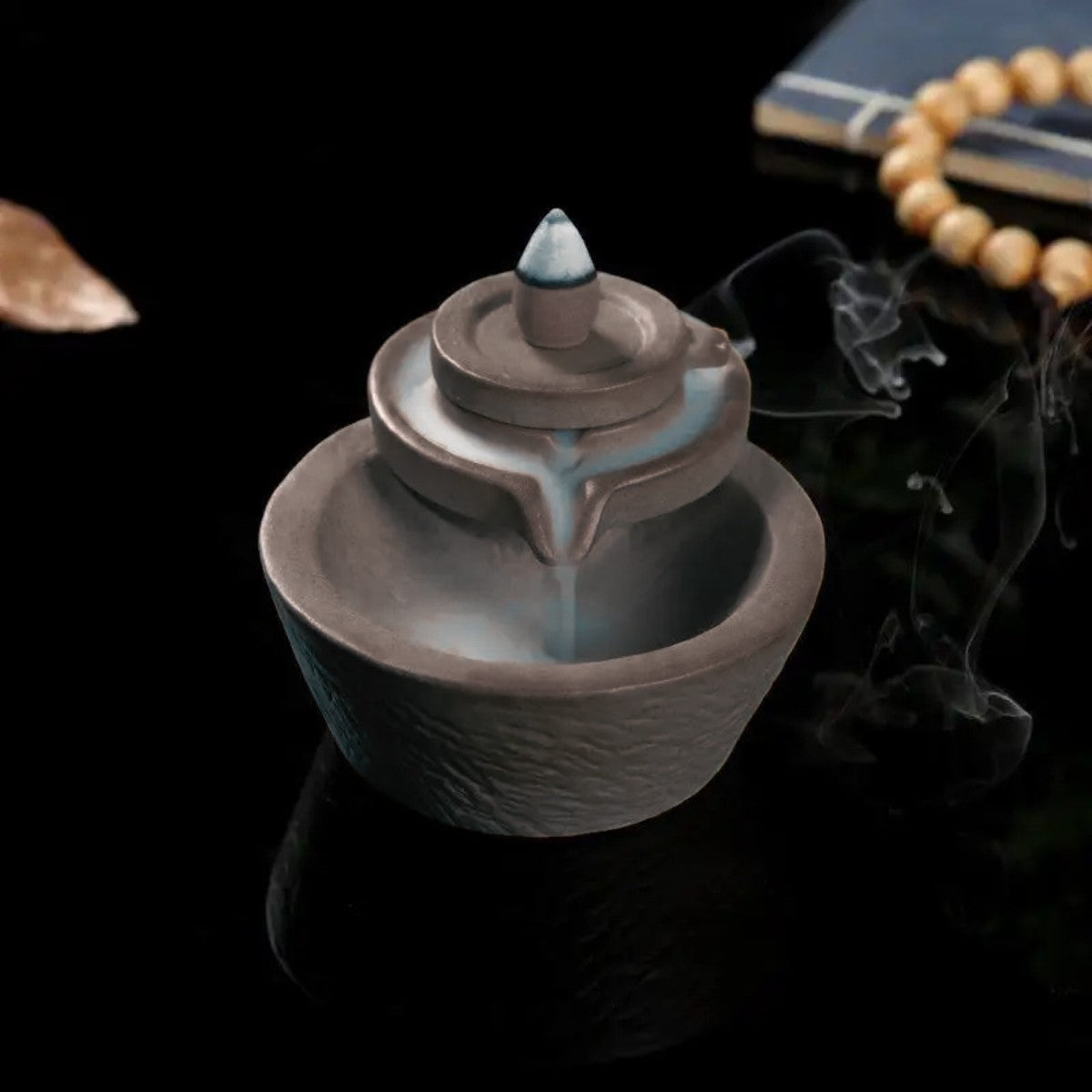 Incense Cone Stand - Flowing Smoke - Aladdin's Lamp