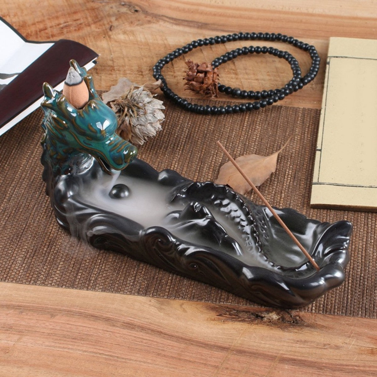 Incense Cone Stand - Flowing Smoke - Fin Fang 2