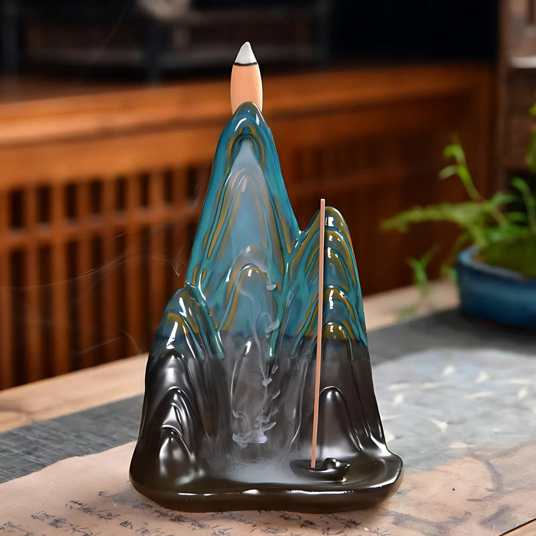 Incense cone stand - Flowing smoke - Cascade 2