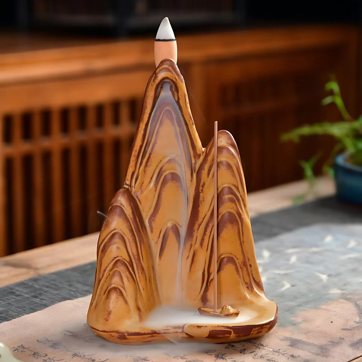 Incense cone stand - Flowing smoke - Cascade 2