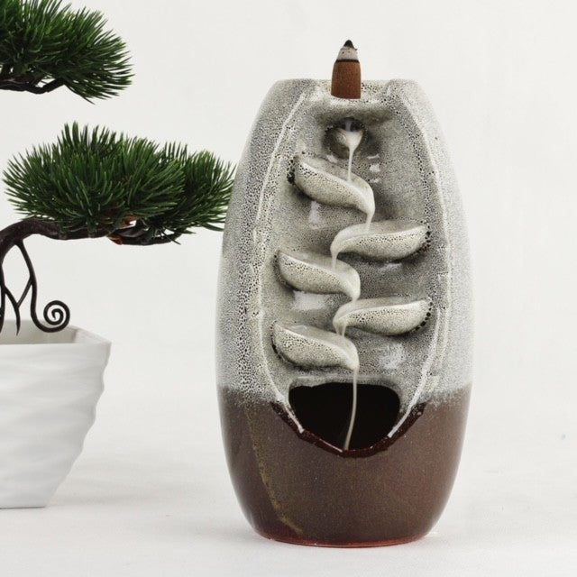 Incense Cone Stand - Flowing Smoke - Quiet River