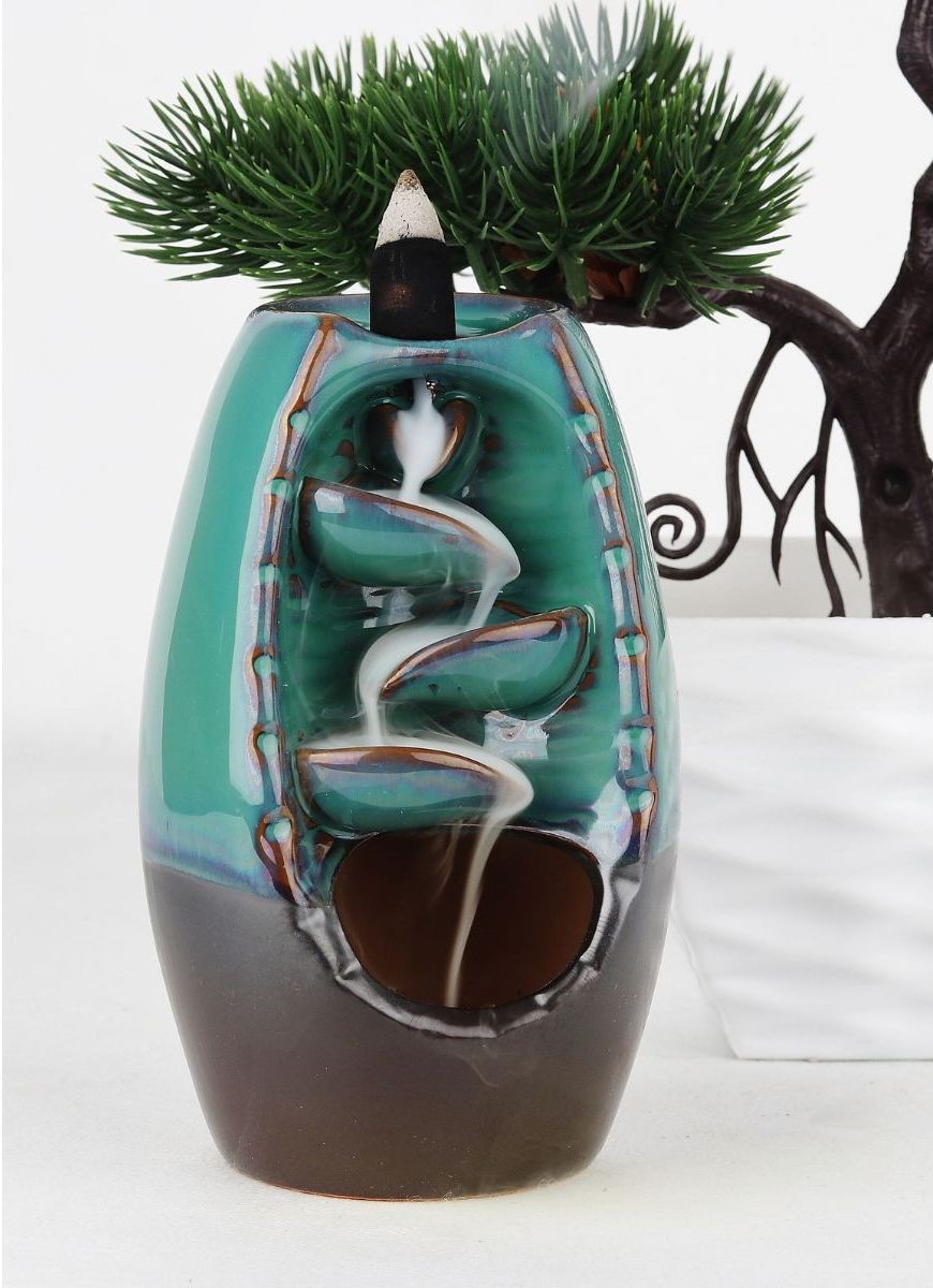 Incense Cone Stand - Flowing Smoke - Quiet River