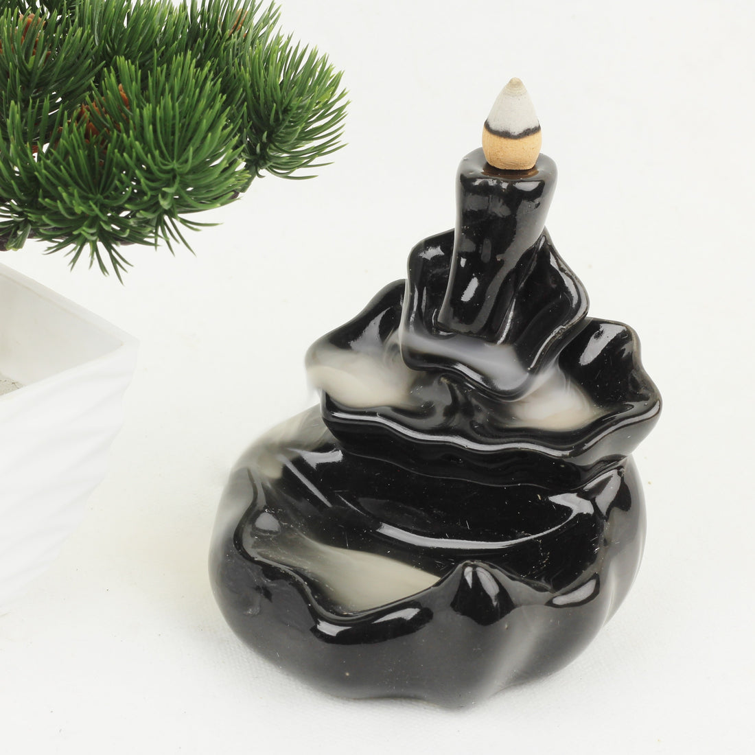 Incense cone stand - Flowing smoke - Studánka