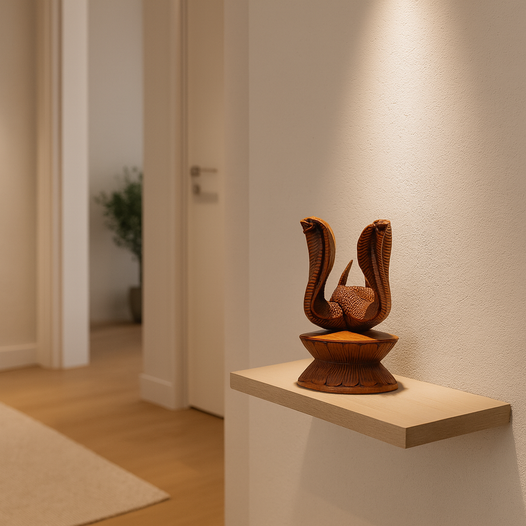 Wooden Cobra Decoration